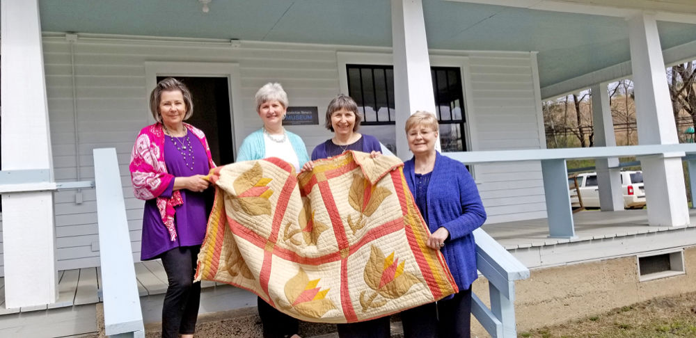 120-year-old quilt presented